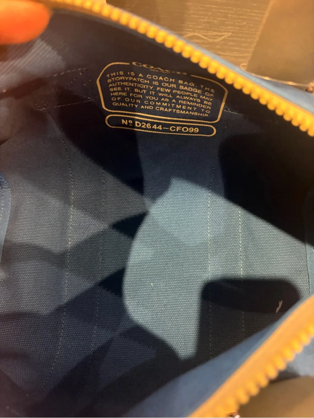 Coach compact tote